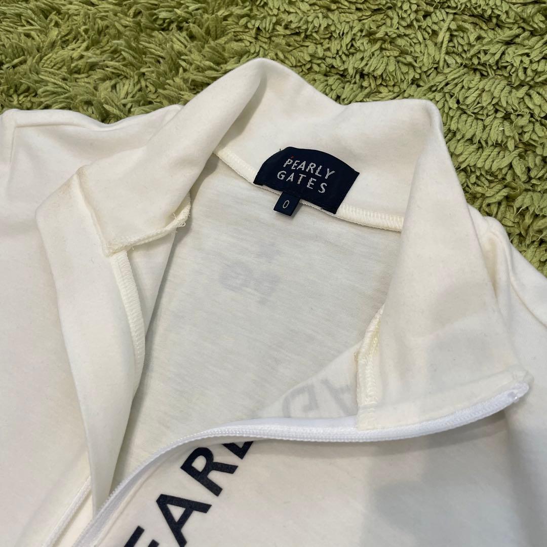 パーリーゲイツ PEARLYGATES モックネック ハーフジップ サイズ0