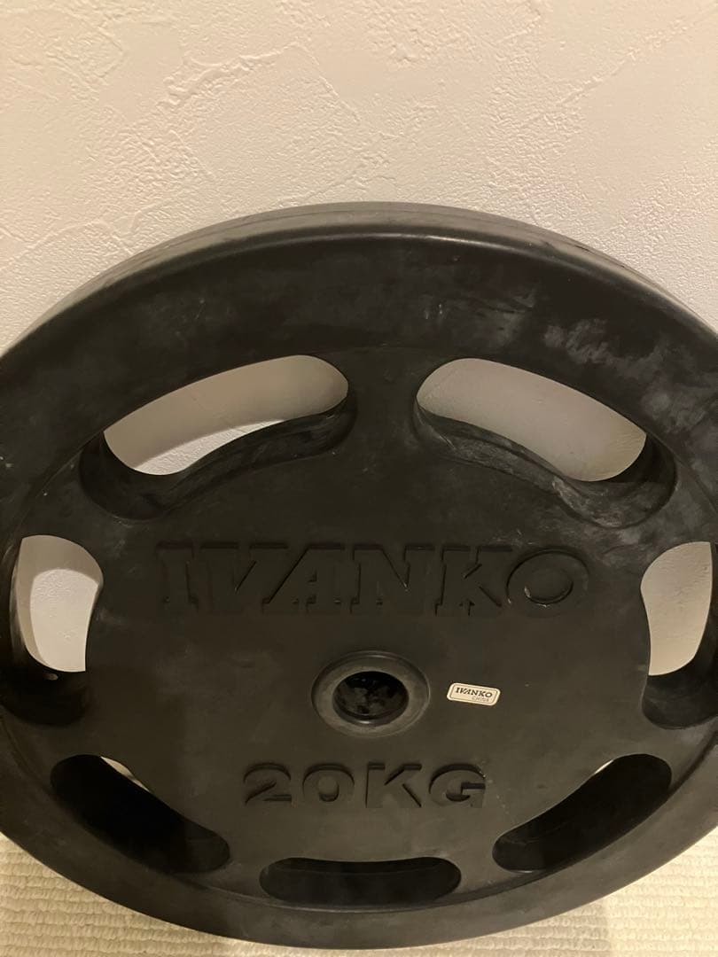 IVANKO ラバープレート 28mm用 20kg✕1枚 ①ペア