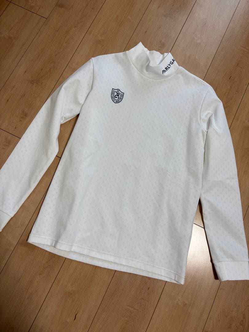 パーリーゲイツ　モックネック　ストレッチ長袖シャツ　サイズ5