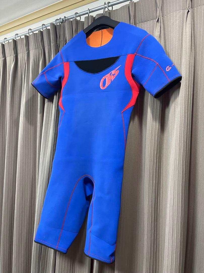 K2ya　スプリングウェットスーツ　ブルー　サーフィン　 メンズ　伸縮性