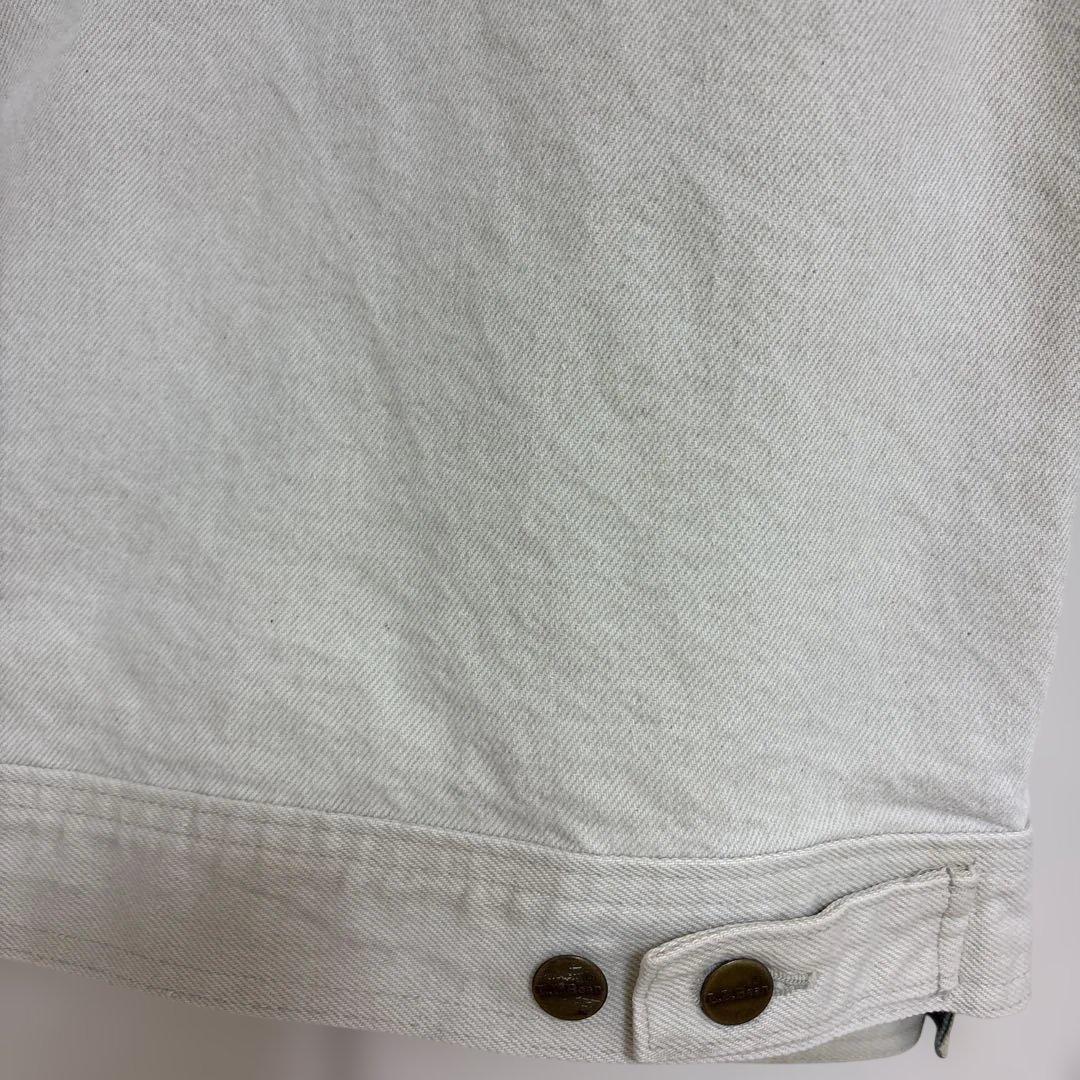 80s USA製 L.L.Bean デニム ハンティングジャケット　アイボリー