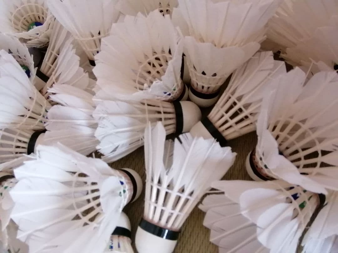 バドミントン　エアロセンサ600 ノック用　中古使用済みシャトル