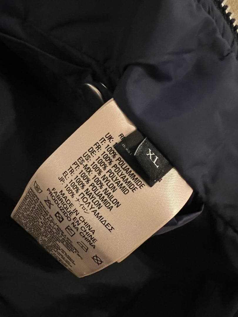 極美品 DIESEL シングル ライダース ジャケット ネイビー　X L