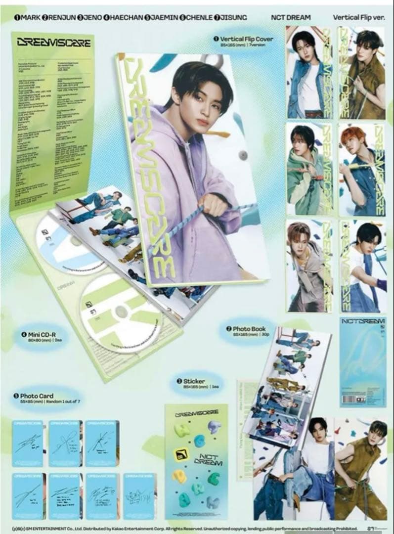 NCT DREAM DREAM SCAPE Vertical Flip セット