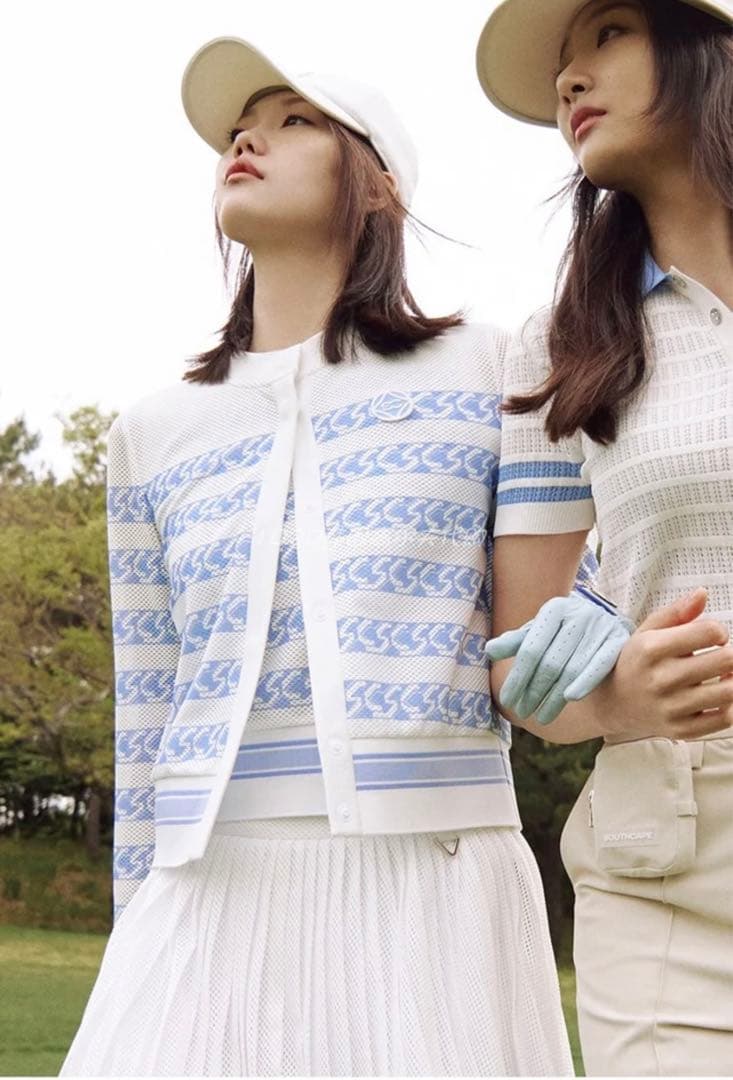 SOUTH CAPE 韓国 ゴルフウェア　アンサンブルセット　ネイビー