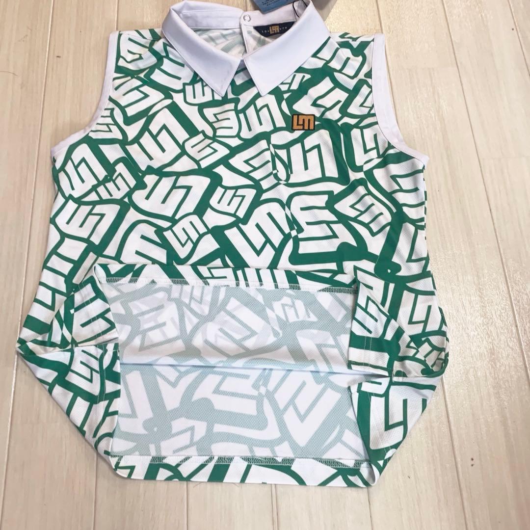 新品■12,100円【ラウドマウスゴルフ】LL レディース　ノースリーブウェア