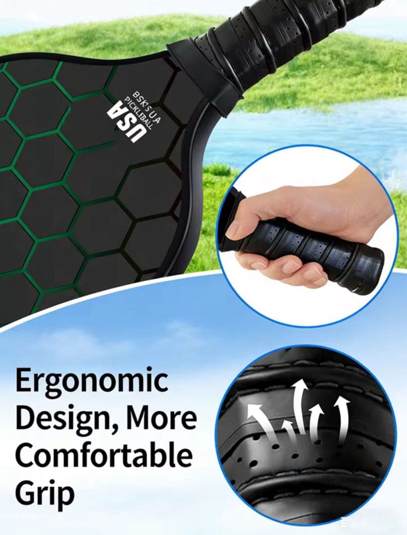 新品未使用　USAPA認定　ピクルボール　パドル　4本セット