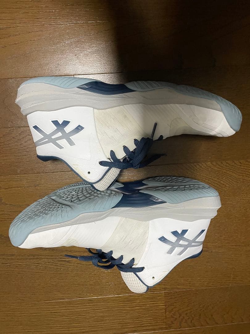 アシックスバレーボールシューズ スカイエリートFF3ホワイト/ブルー27.0cm