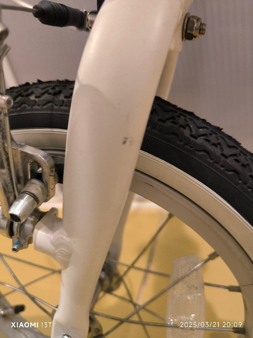 [3日間限定値下げ中]【美品】FIAT 折り畳み自転車 AL-FDB140 白