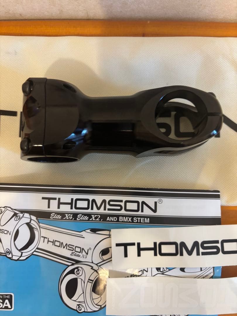 THOMSON Elite X4 ステム 80mm 10° ブラック