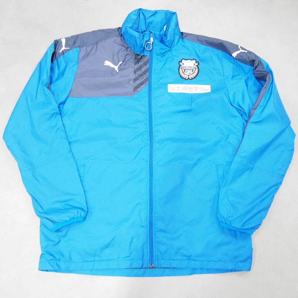 Z*U様 PUMA サッカーJリーグ 川崎フロンターレ ジップアップウィンドブレ