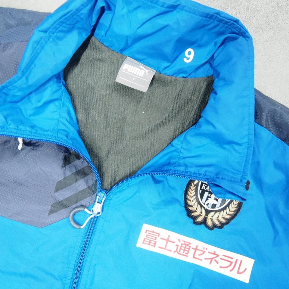 Z*U様 PUMA サッカーJリーグ 川崎フロンターレ ジップアップウィンドブレ