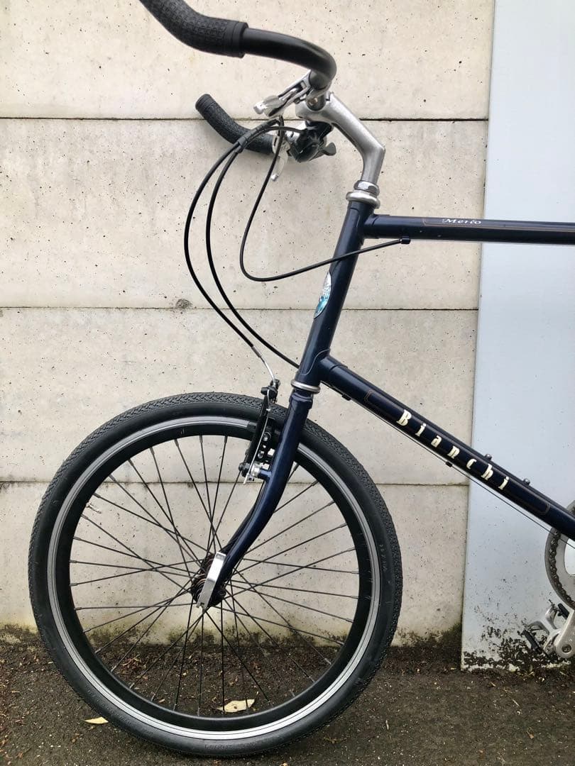【美品・部品新品】ビアンキ　メルロー　7速　ミニベロ　CT490mm 整備済