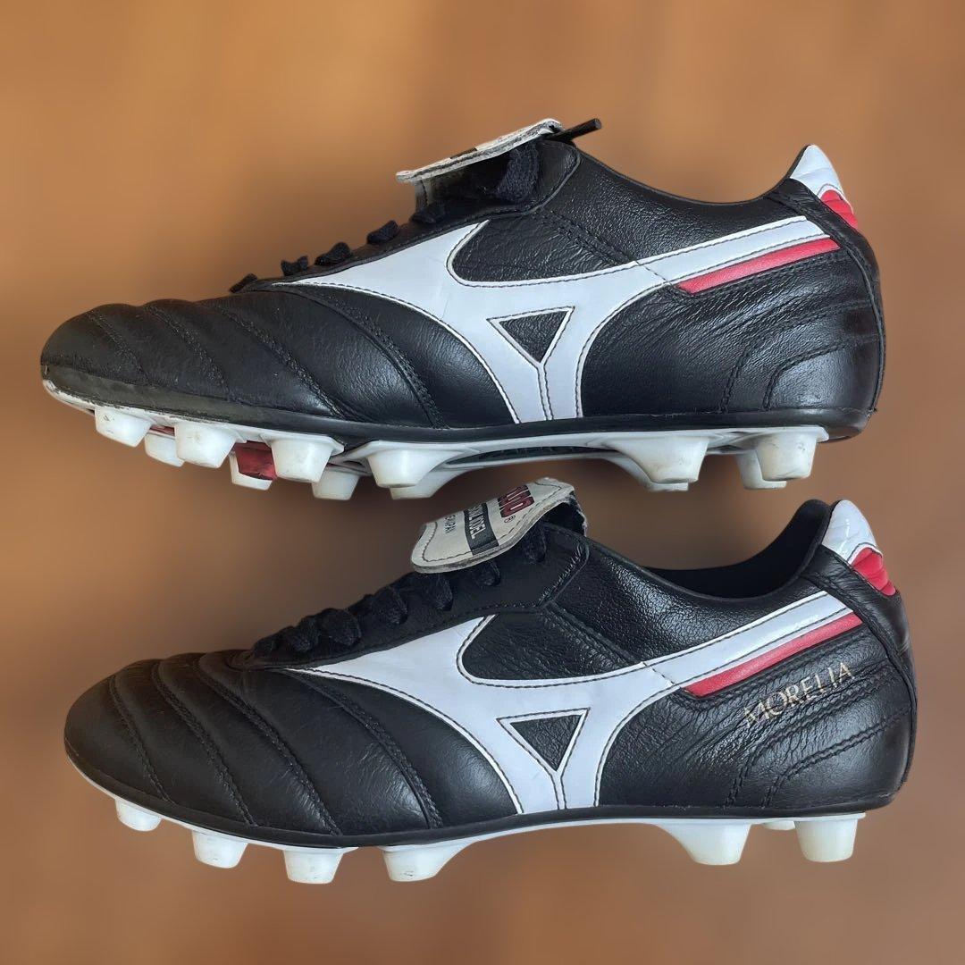 モレリア2JAPAN　ブラック　ロングタン　黒　23.センチ　美品　袋つき