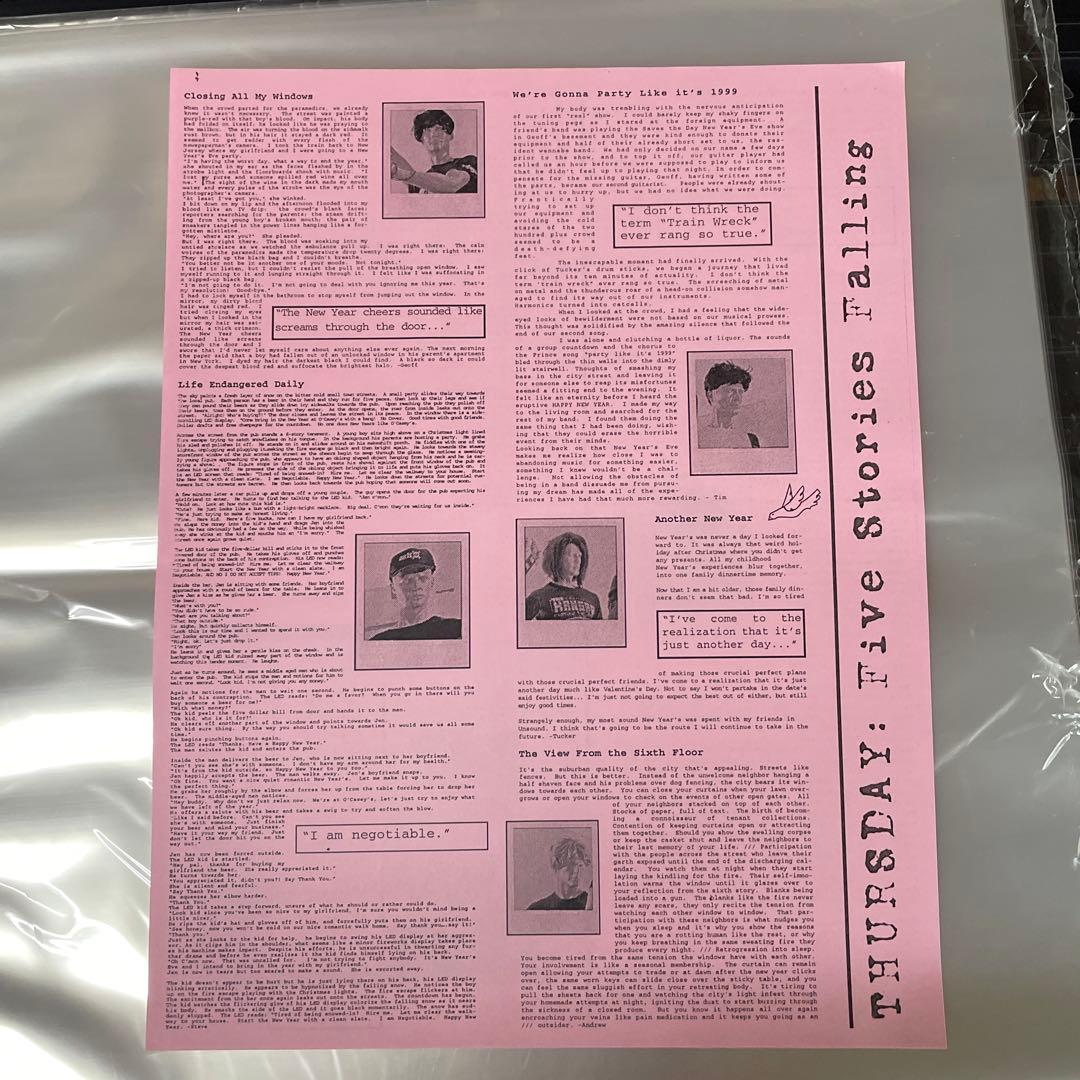 THURSDAY FIVE STORIES FALLING 限定盤