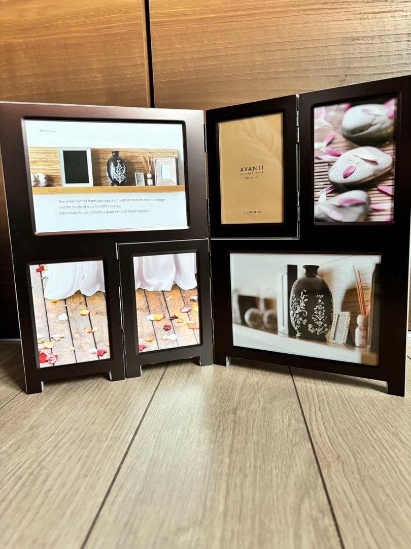 【グレー】一点物！写真立て　フォトフレーム6つ切り　推し活