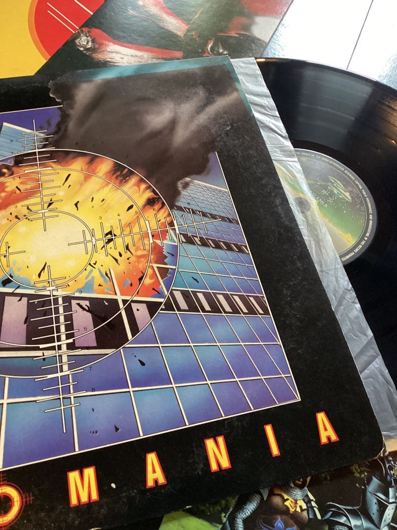 ハードロック メタル系 レコード 7枚まとめて アイアンメイデン