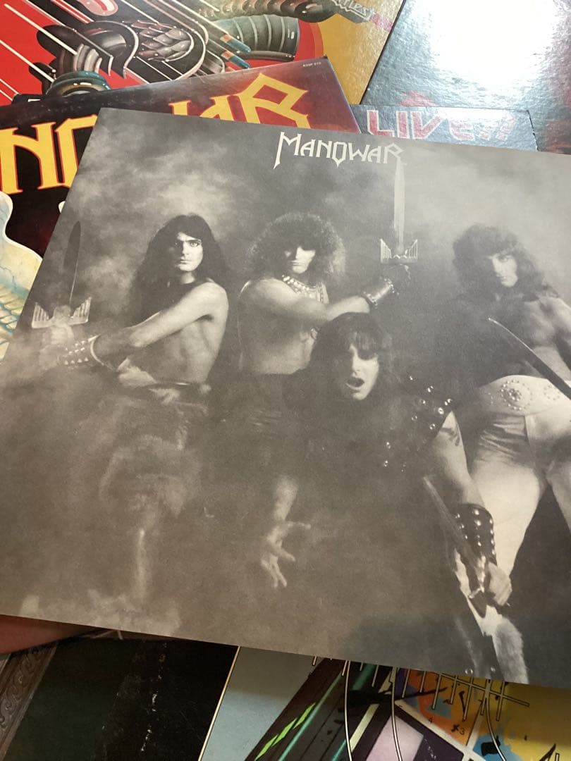 ハードロック メタル系 レコード 7枚まとめて アイアンメイデン