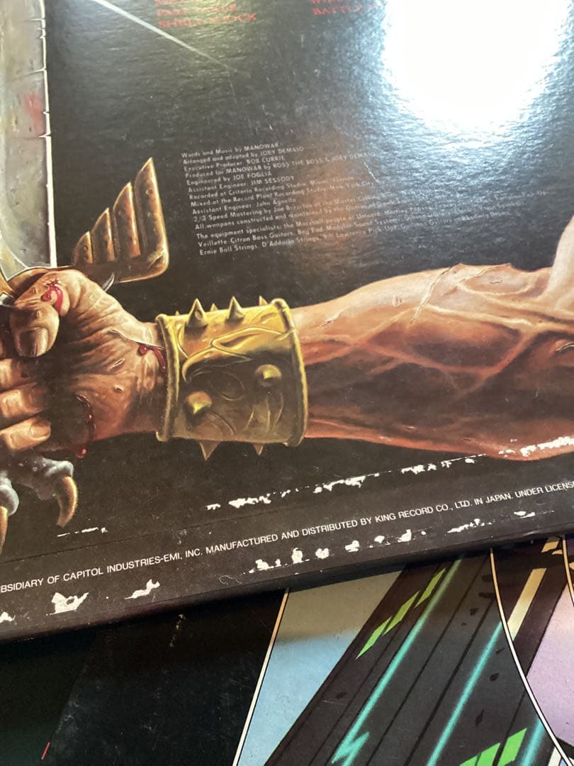 ハードロック メタル系 レコード 7枚まとめて アイアンメイデン