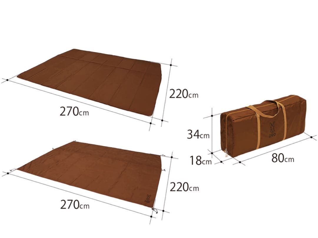 カマボコテント3M用マットシートセット