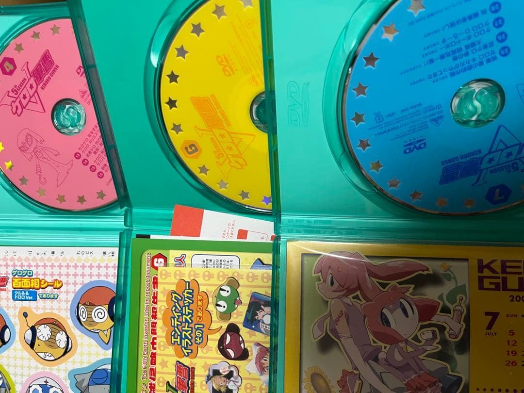 ケロロ軍曹4th.5th 1〜13 巻セット　dvd box付き 全巻