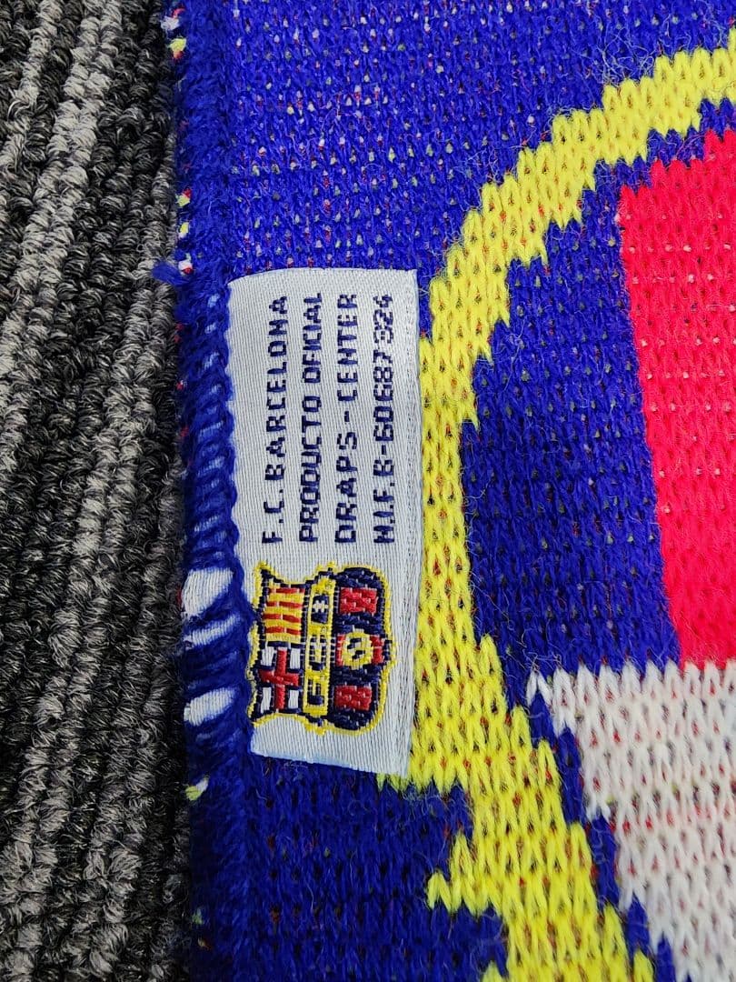 サッカーマフラー4点セット　インテルマンチェスターUバルセロナアーセナル　未使用