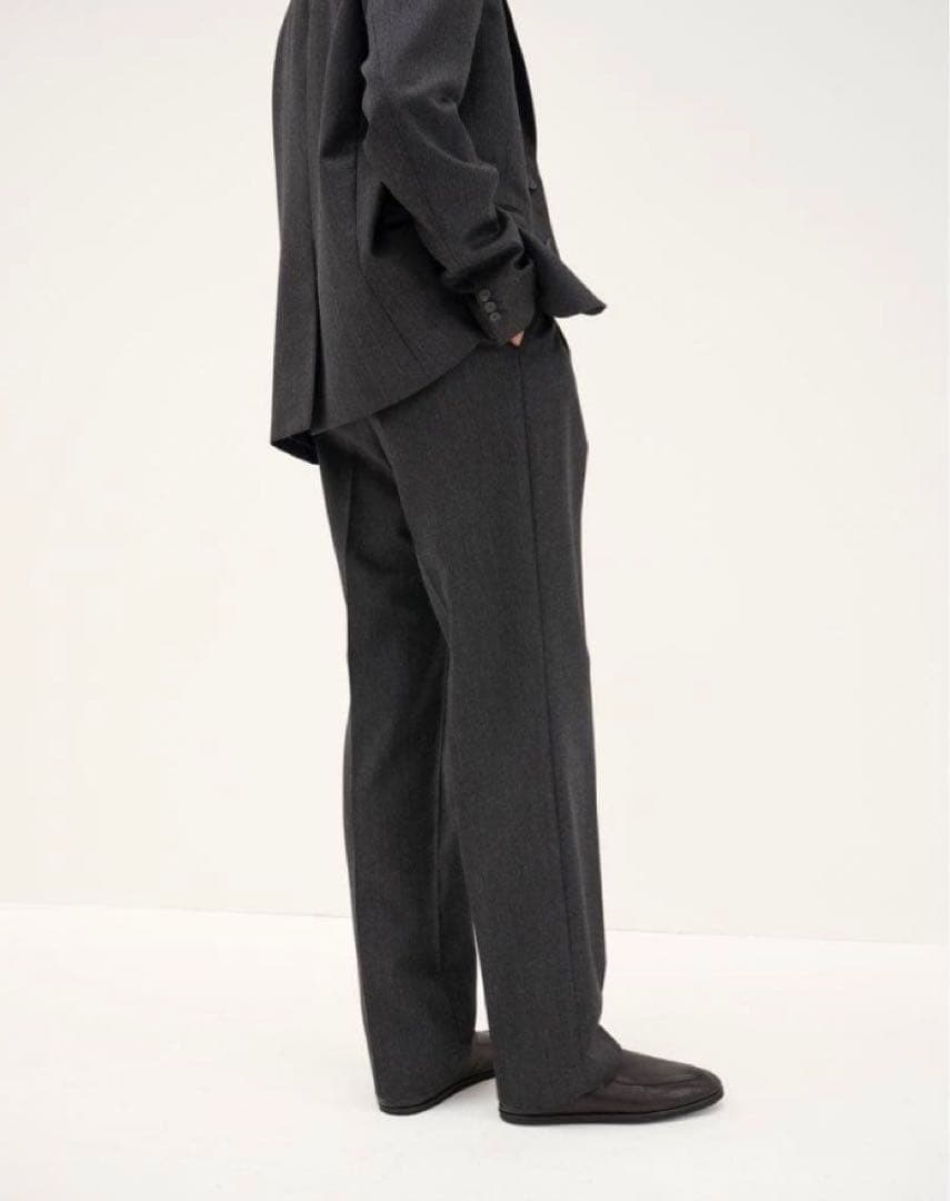 スーツ AURALEE BLUEFACED WOOL DOBBY SLACKS 4