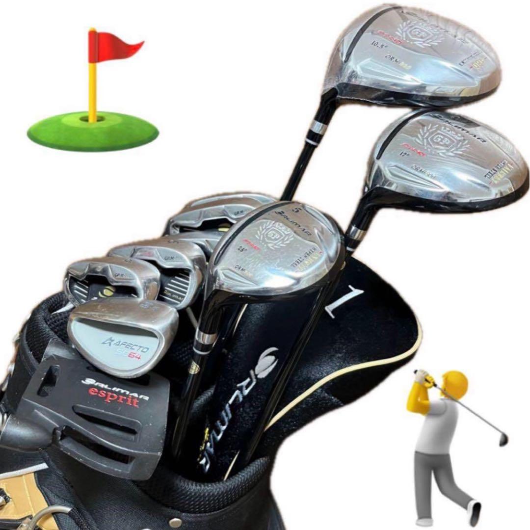 【ORLIMAR】♤レフティ♤ゴルフクラブ10本 フルセット キャディバッグ 男