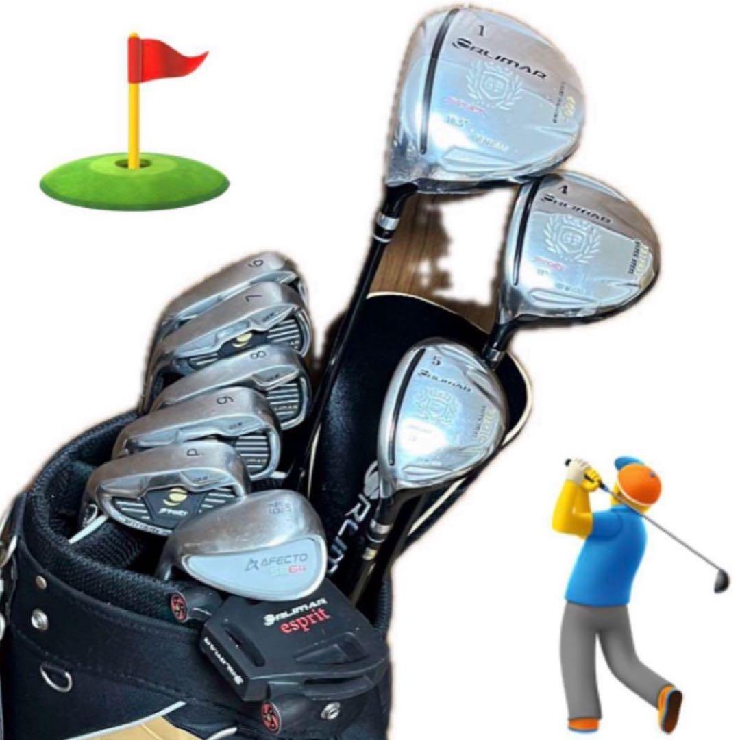 【ORLIMAR】♤レフティ♤ゴルフクラブ10本 フルセット キャディバッグ 男