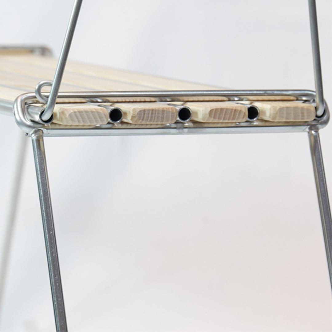 A38grate ウッドテーブルとロストルとケースが組み合わされた多機能テーブル