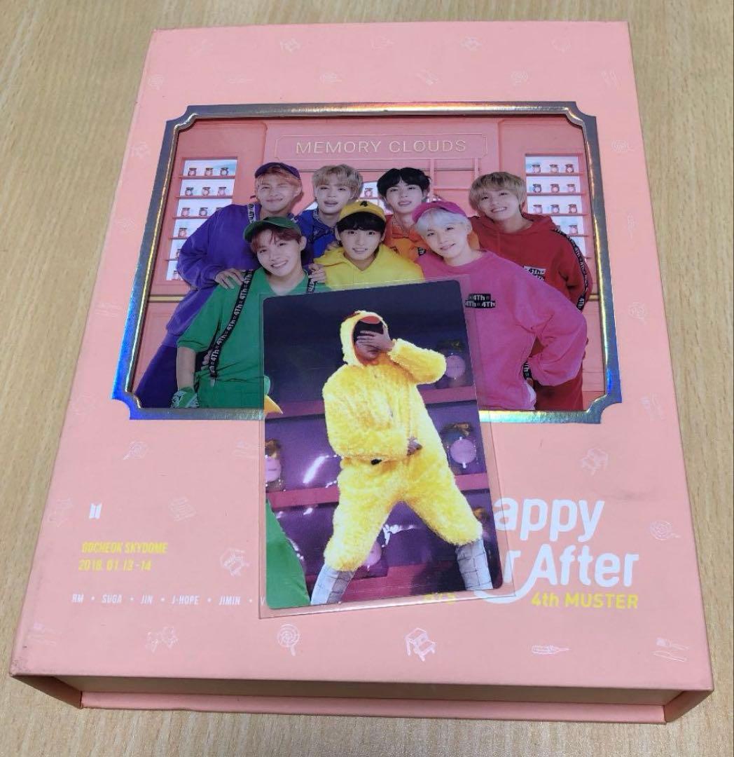 【公式】BTS 4th MUSTER ハピエバ　韓国盤　DVD トレカJIN、V