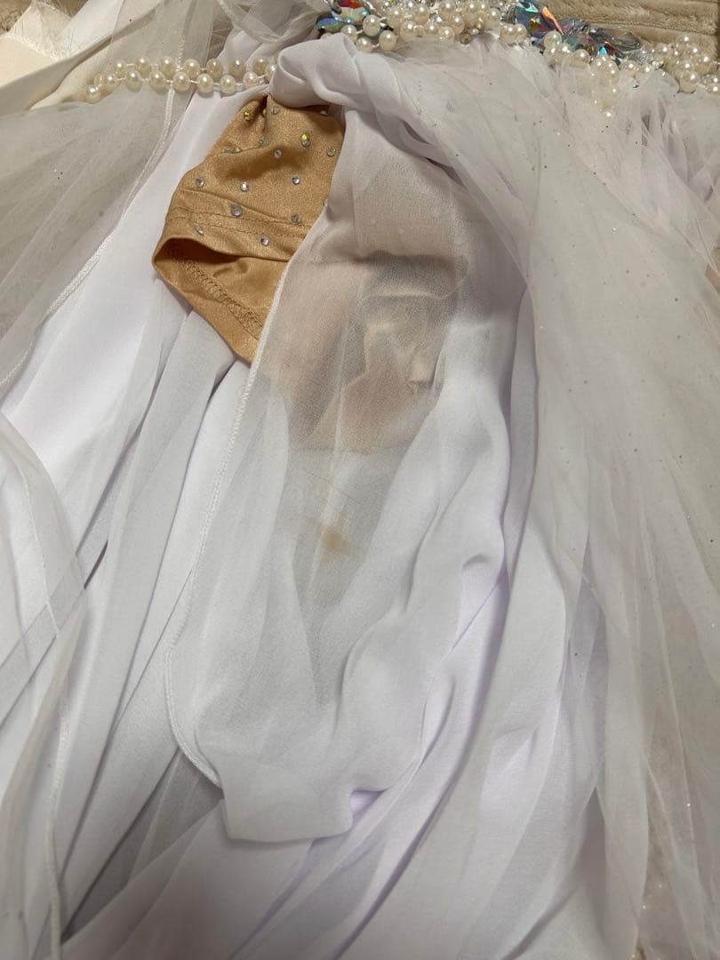 ホワイト ベリーダンス セットアップ M