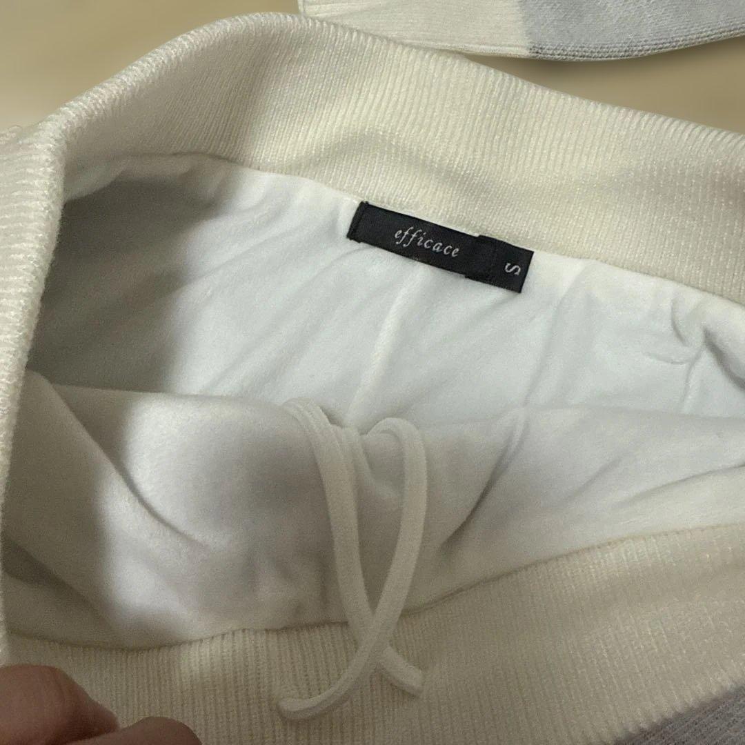 effitace チェック柄 セーター・スカートセット