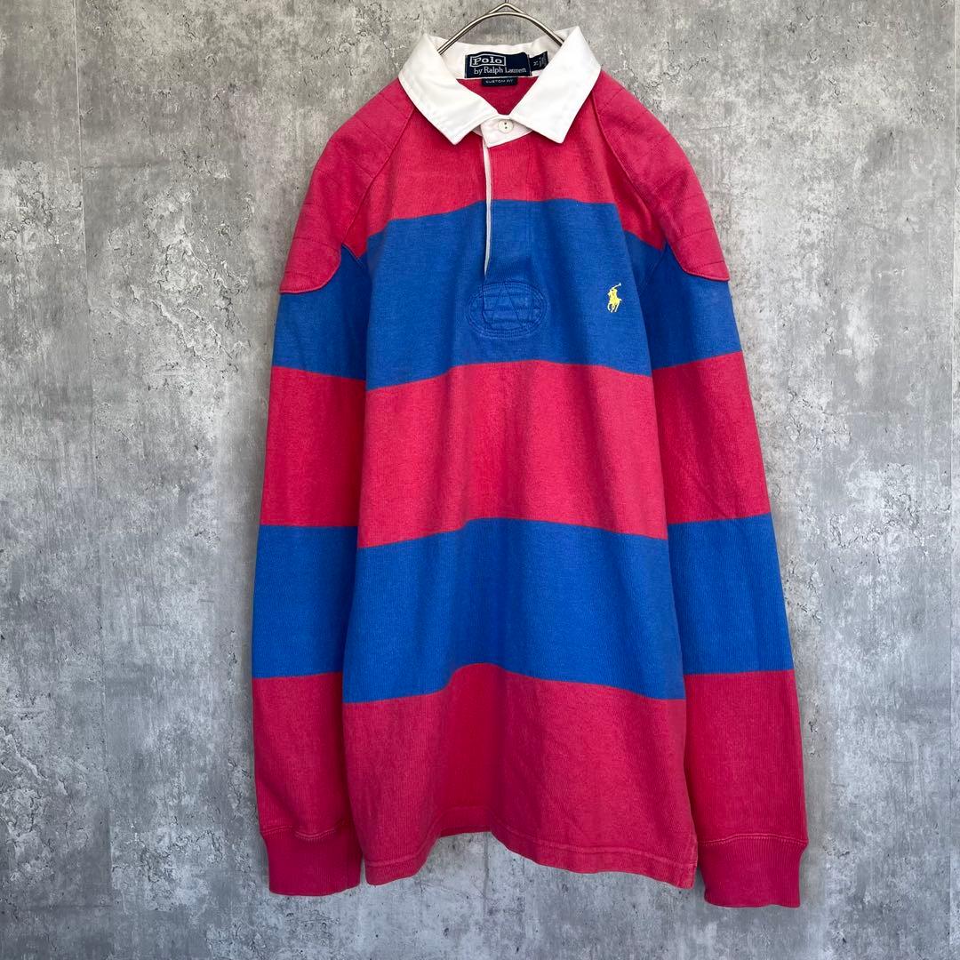 【状態◯】ポロ ラルフローレン 長袖 ラガーシャツ 古着 ユニセックス