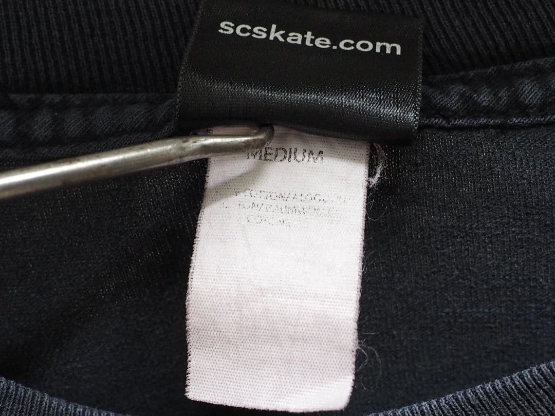 90's santacruz サンタ ブラック フェード 西海岸系 横乗りT