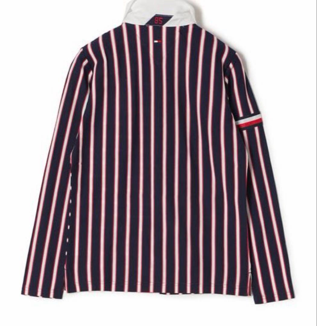   RANDOM STRIPE 長袖ポロシャツ