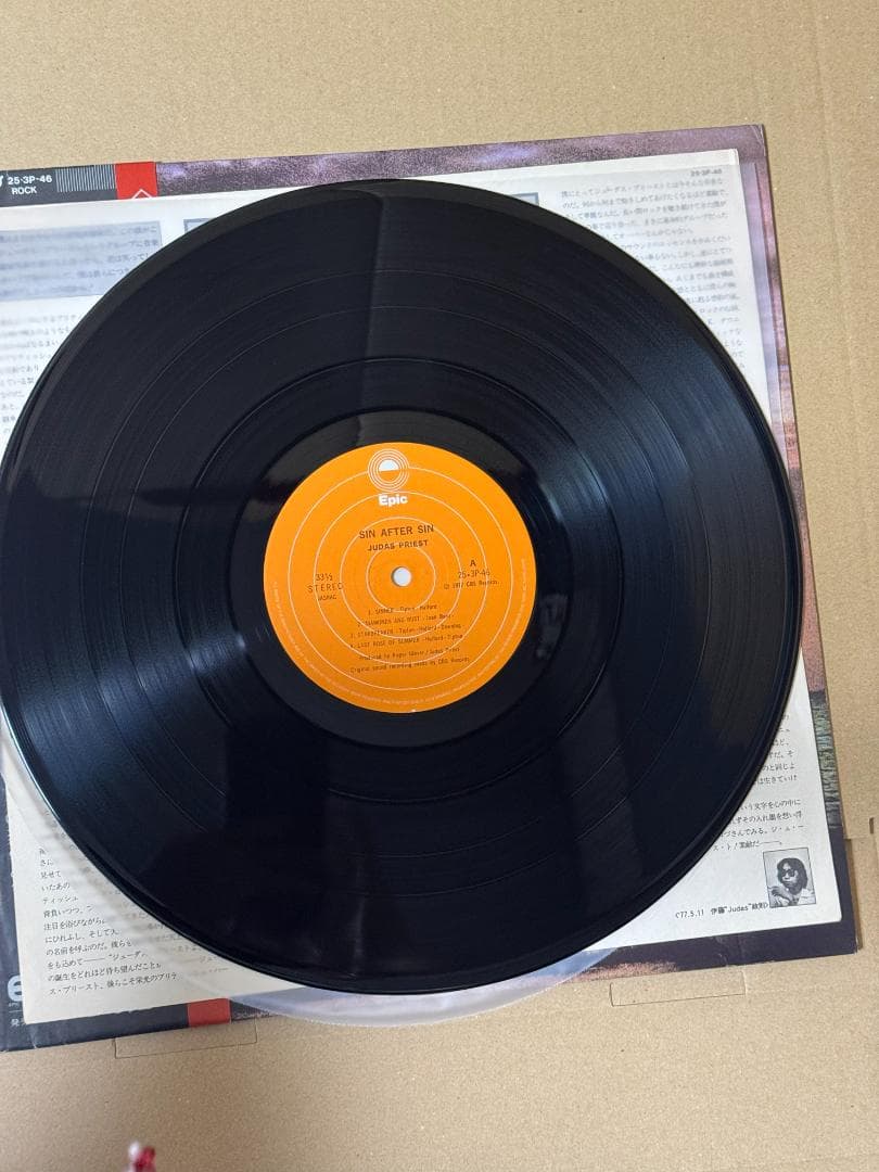 帯付き ＬＰレコード 中古 現状品 背信の門 ジューダスプリースト