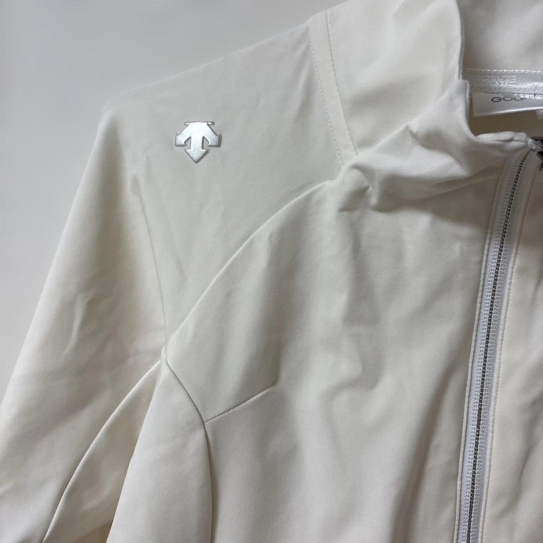 DESENTE GOLF レディース ホワイト フルジップジャケット