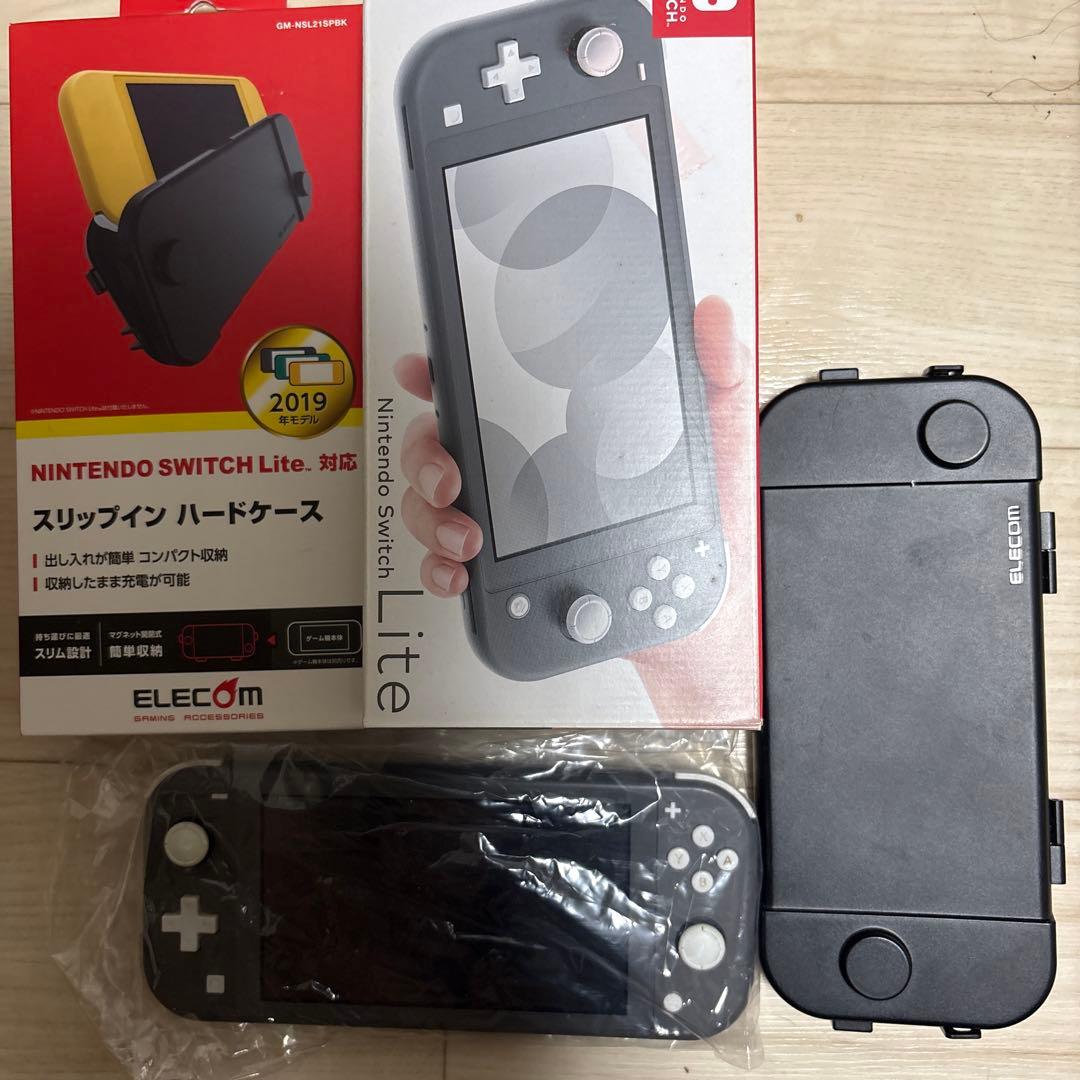 Nintendo Switch Lite グレー 本体＋ハードケース