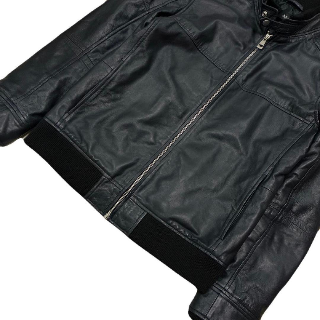 Pixy10　AKM 羊革 レザージャケット シングルライダース