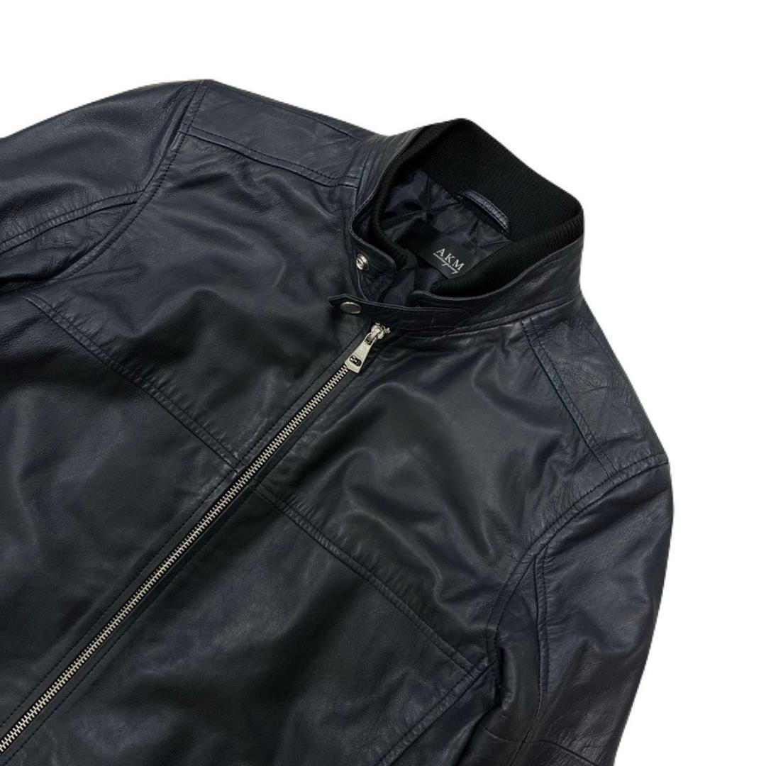 Pixy10　AKM 羊革 レザージャケット シングルライダース