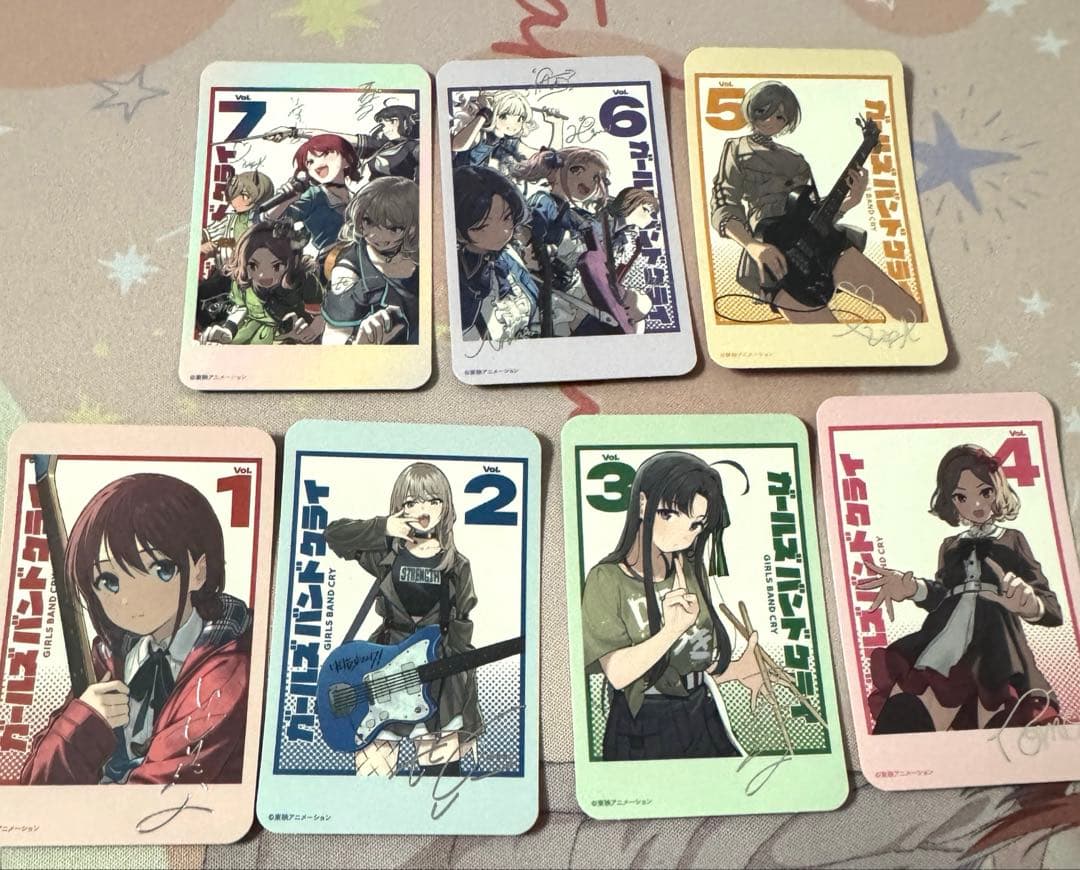 ガールズバンドクライ Blu-ray1-7巻セット　豪華特典付き