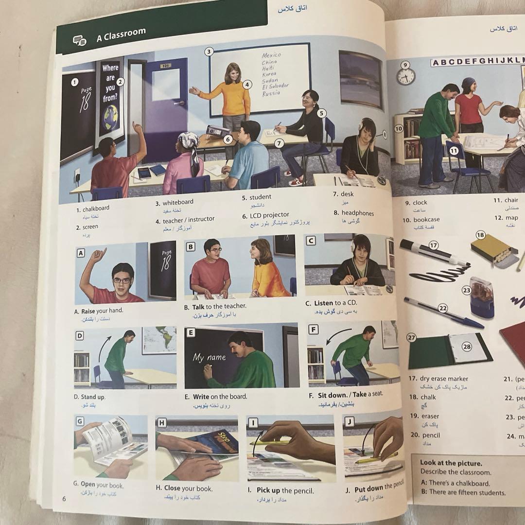 Oxford picture dictionary Farsi ペルシャ語辞書