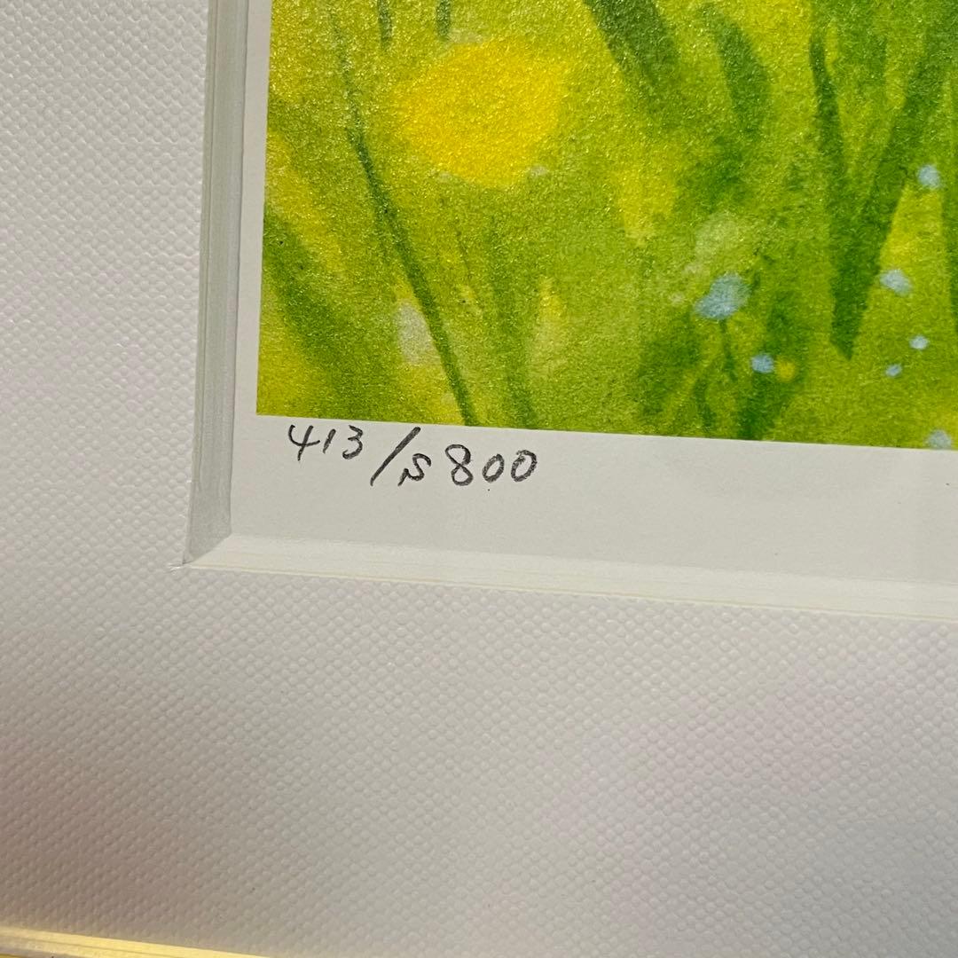 【限定800枚】　渡辺あきお　Akio watanabe ねこと蝶々　猫