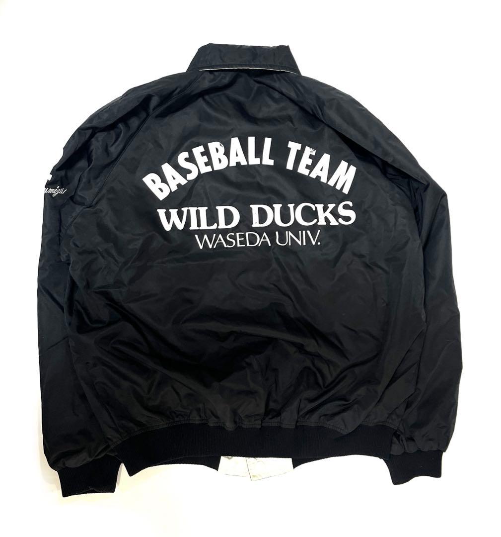 早稲田 ワイルドダックス 野球 コーチジャケット リバーシブル スタジャン