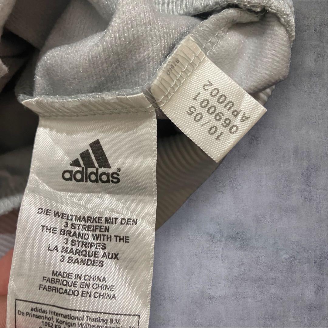 adidas アーチ切替 トラックジャケット XL相当 3ストライプ アーチ切替