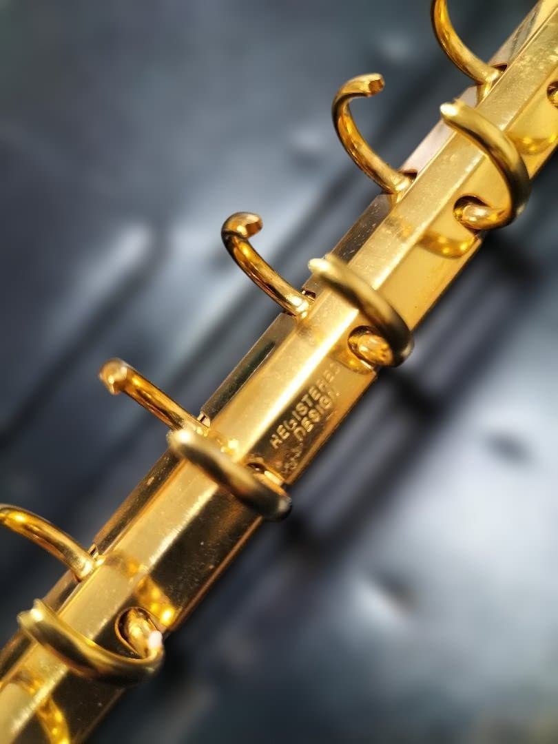 LOEWE ロエベ システム手帳 リング式ファイル　紺