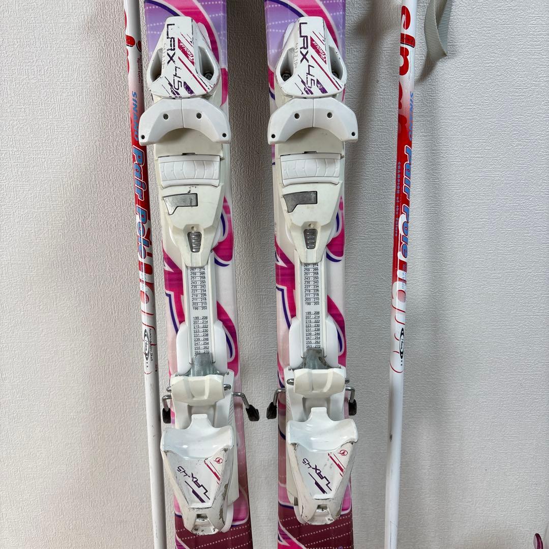 hartジュニアストック付スキーセット117cm 23cm