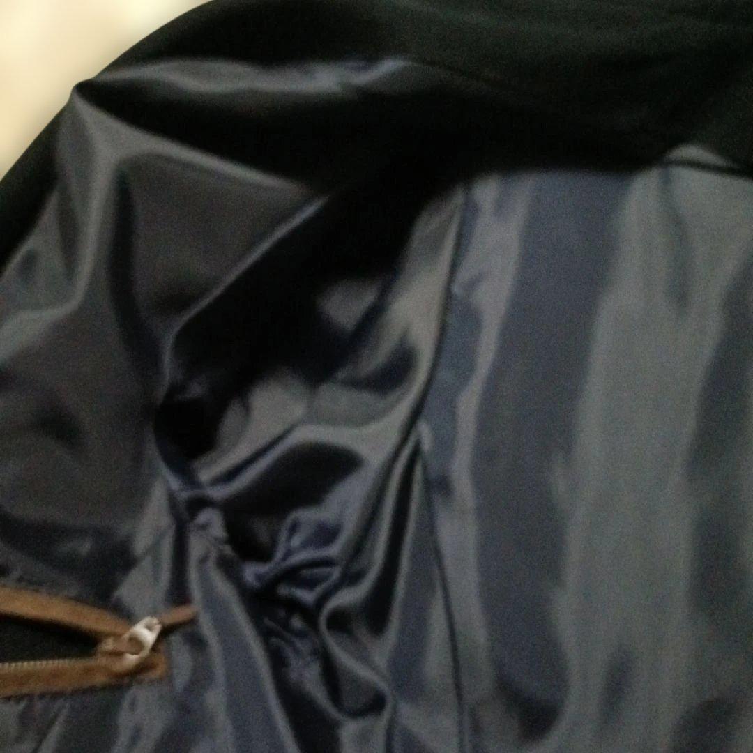 【高級シルク50%】ダーバン ZEPHYR 多機能ポケット ジャケット 黒 L