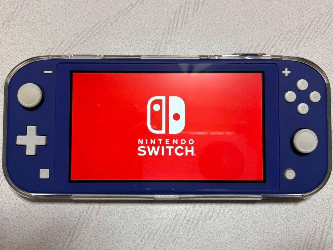 ニンテンドースイッチライト　ブルー　【本体・充電器・新品フィルム付き】